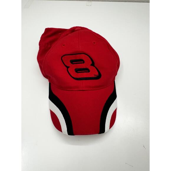 Winners Circle Adult Baseball Hat Nascar Dale Jr. #8 Red Adjustable Cap - Picture 1 of 8